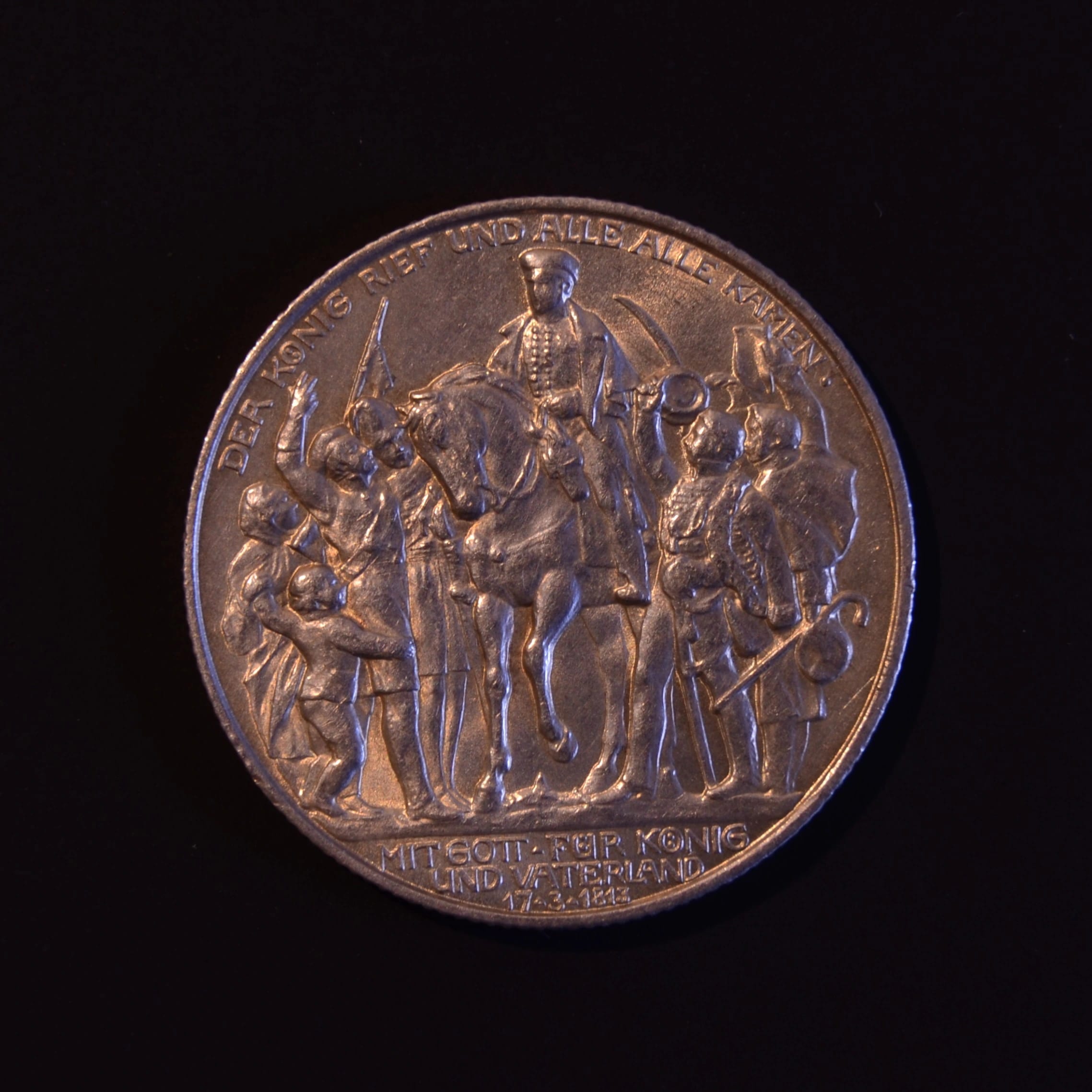Mark 1913 A – Völkerschlacht Leipzig, Deutsches Kaiserreich, Silber, Империя Дью, 1913, 2 Марка, серебро, состояние UNC — аверс
